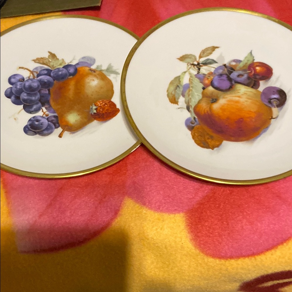 Pair of Vintage Porcelain Plates From Schumann Arzberg in Bavaria.